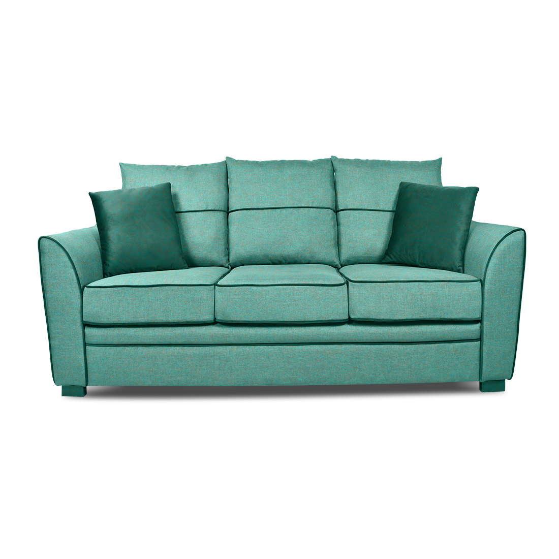 Victoria 3 Seater (Turquoise Green)