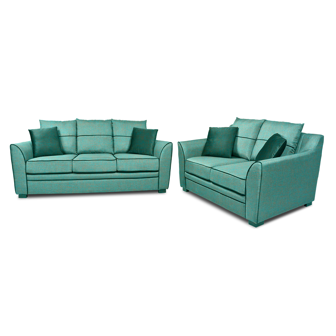 Victoria 3+2 Seater (Turquoise Green)